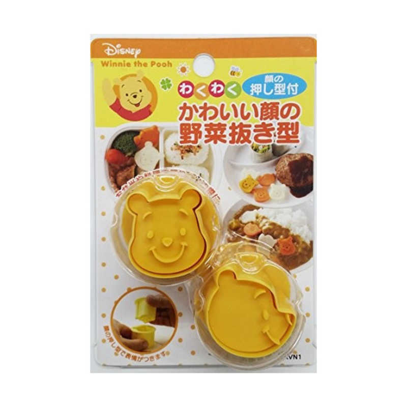 スケーター　くまのプーさん　野菜抜き型　2個セット　　LKVN1