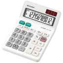 シャープ SHARP ミニナイスサイズタイプ電卓(12桁) EL-772J-X