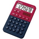 シャープ SHARP ミニミニナイスサイズ電卓(8桁) EL-760R-RX (レッド系)