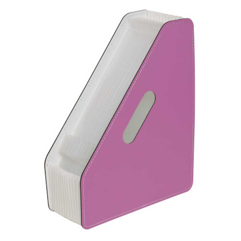 セキセイ　パピエリ　ドキュメントスタンド　タテ　13P　FB-2381 ピンク