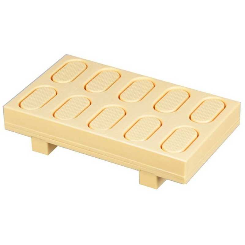 【商品解説】型枠にご飯を詰め、ネタをのせて押し型にのせてポンッと押し出すだけ。●一度に10貫できます●ご飯がくっつきにくいダブルエンボス加工●食器洗い乾燥機使用不可【スペック】●型式：C-1855（C1855）●JANコード：4976790218559仕様1：本体サイズ（幅×高さ×奥行）mm：200×40×120mm素材：ポリプロピレン重量（g）：350この商品は宅配便でお届けする商品です出荷可能日から最短日時でお届けします。※出荷完了次第メールをお送りします。配送サービス提供エリアを調べることができます「エリア検索」をクリックして、表示された画面にお届け先の郵便番号7桁を入力してください。ご購入可能エリア検索お買い上げ合計3,980円以上で送料無料となります。※3,980円未満の場合は、一律550円（税込）となります。●出荷可能日から最短日時でお届けします。（日時指定は出来ません。）　※お届け時に不在だった場合は、「ご不在連絡票」が投函されます。　「ご不在連絡票」に記載された宅配業者の連絡先へ、再配達のご依頼をお願いいたします。●お届けは玄関先までとなります。●宅配便でお届けする商品をご購入の場合、不用品リサイクル回収はお受けしておりません。●全て揃い次第の出荷となりますので、2種類以上、または2個以上でのご注文の場合、出荷が遅れる場合があります。詳細はこちら■商品のお届けについて商品の到着日については、出荷完了メール内のリンク（宅配業者お荷物お問い合わせサービス）にてご確認ください。詳しいお届け目安を確認する1度の注文で複数の配送先にお届けすることは出来ません。※注文時に「複数の送付先に送る」で2箇所以上への配送先を設定した場合、すべてキャンセルとさせていただきます。