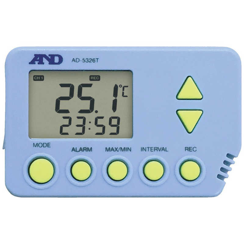 A&D　A＆D　デジタル温度データロガー　AD-5326T