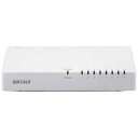 BUFFALO スイッチングハブ「8ポート・100/10Mbps・ACアダプタ」ホワイト LSW4-TX-8EP/WHD(2)