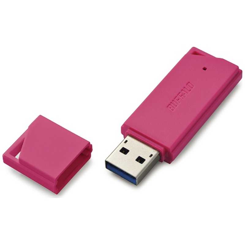 BUFFALO　USBメモリー［32GB／USB3．1／キャップ式］（ピンク）　RUF3-K32GB-PK