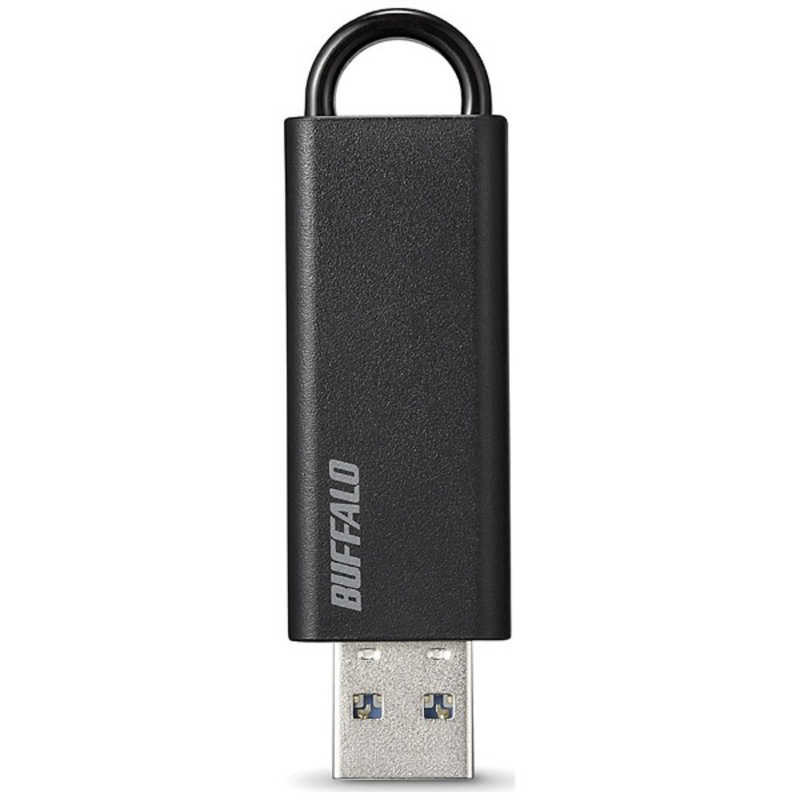 BUFFALO　USBメモリー 32GB USB3.1 ノック式 (ブラック)　RUF3-KS32GA-BK