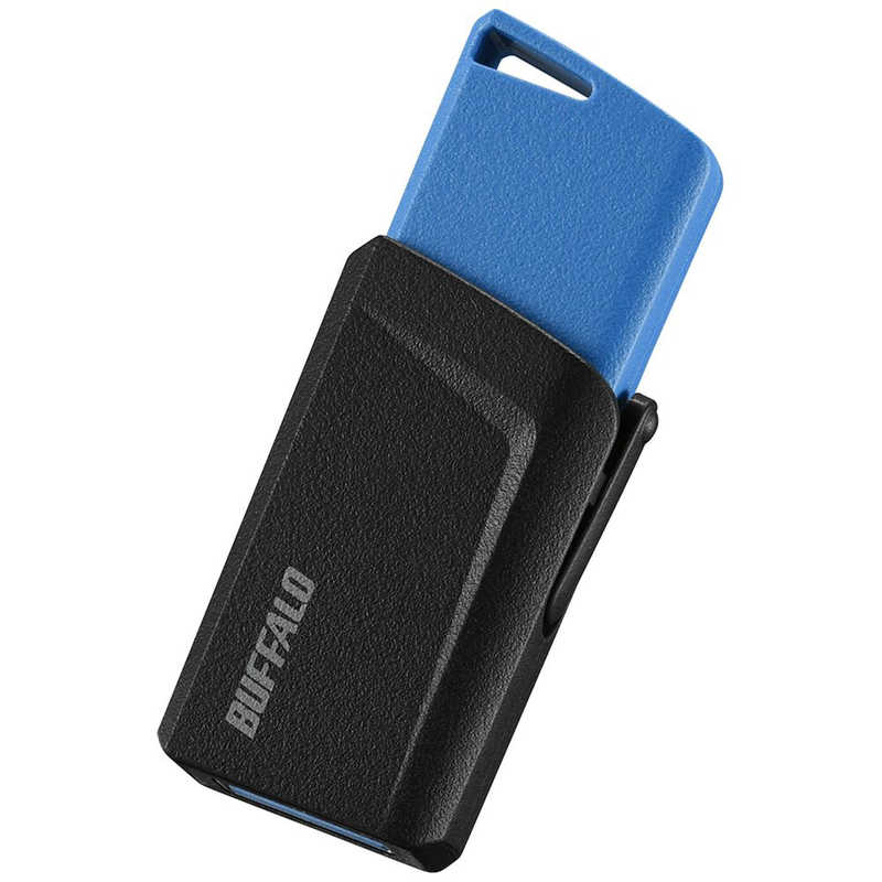 BUFFALO　USBメモリー［16GB／USB3．1／ノック式］　RUF3-SP16G-BL ブル−