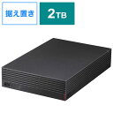 BUFFALO 外付けHDD テレビ レコーダー録画用 ブラック 据え置き型 /2TB HD-CD2U3-BA