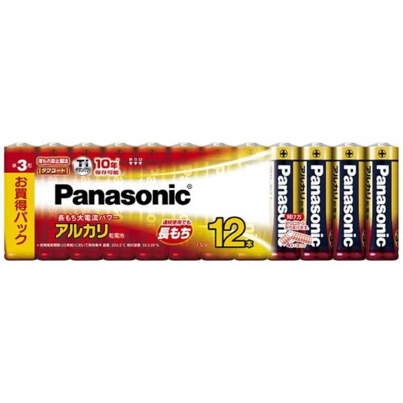 パナソニック Panasonic 「単3形乾電池」アルカリ乾電池 12本パック LR6XJ/12SW