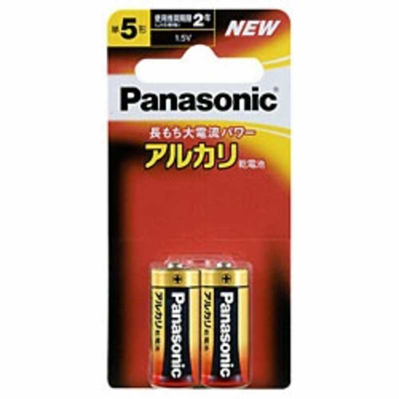 パナソニック　Panasonic　アルカリ乾電池単5形2本パック　LR1XJ/2B