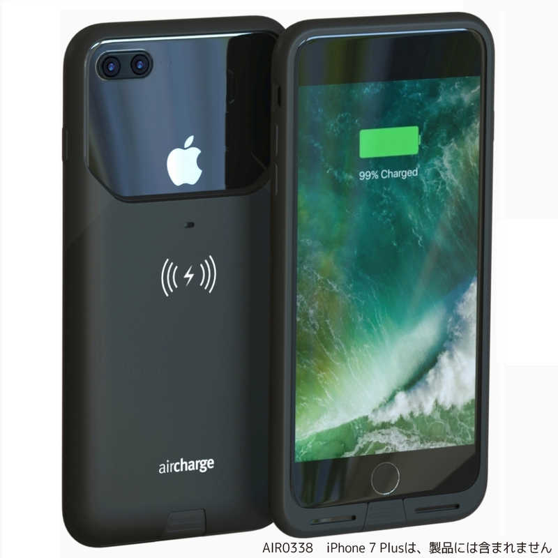 AIRCHARGE　Air　Charge　MFi　ワイヤレスチャージングケースiPhone7Plus用　　AIR0338 ブラック