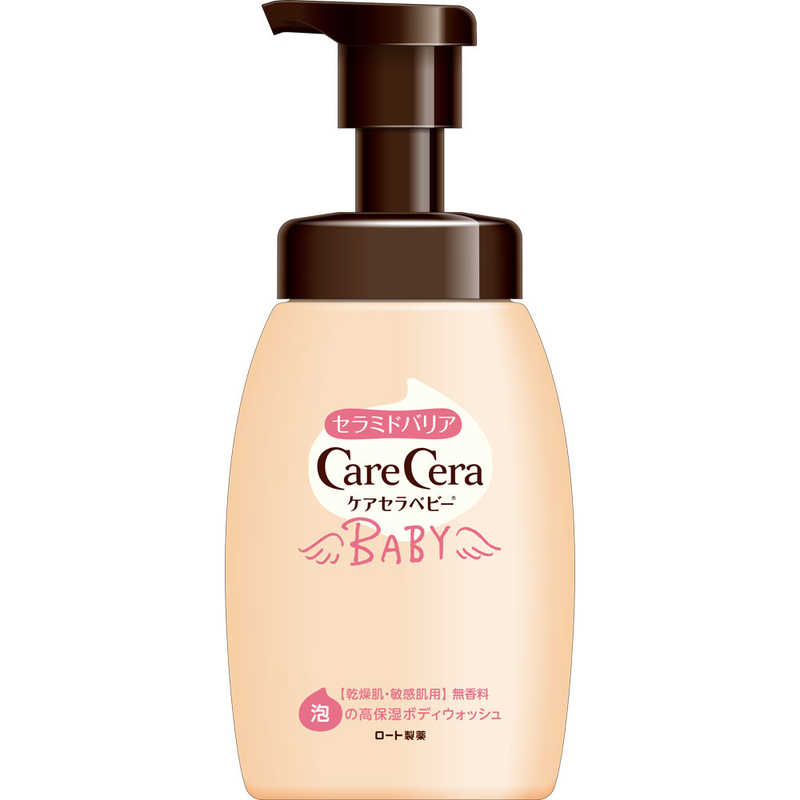 ロート製薬 【CareCera(ケアセラ)】ベビー 泡の高保湿ボディウォッシュ (450ml)〔ベビーソープ〕