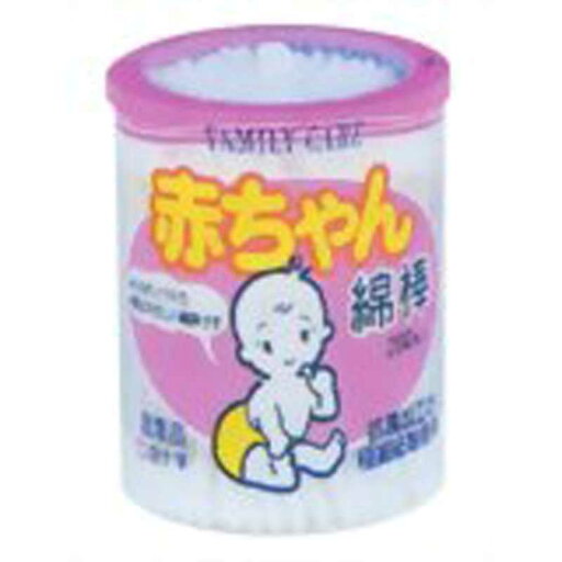 白十字 「ファミリーケア」赤ちゃん綿棒200本入 白十字 「ファミリーケア」赤ちゃん綿棒200本入