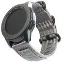 UAG Galaxy Watchバンド 42mm用 NATOシリーズ (グレー) UAG-RGWSN-GR