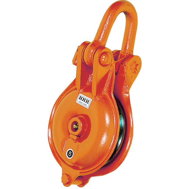 スリーエッチ　ヤーディングブロック　シャックル型　100mm1車　　YB1001