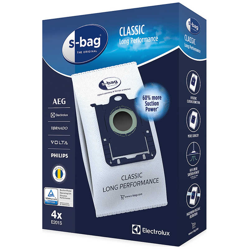 쥯ȥåݽѻѥå4Electroluxs−bagE201S