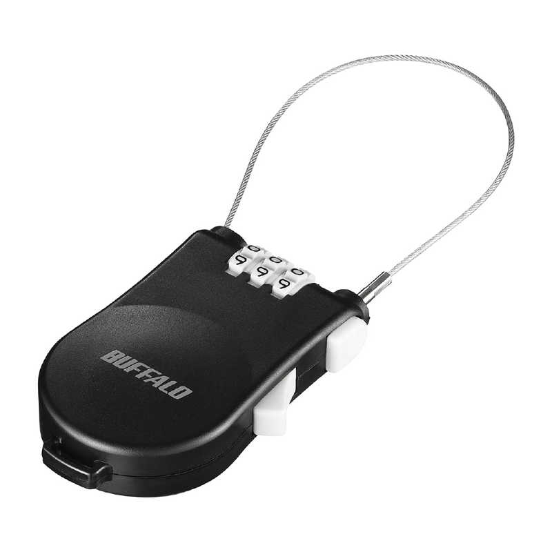 BUFFALO　ワイヤー巻き取り式ダイヤルロック　BSL10