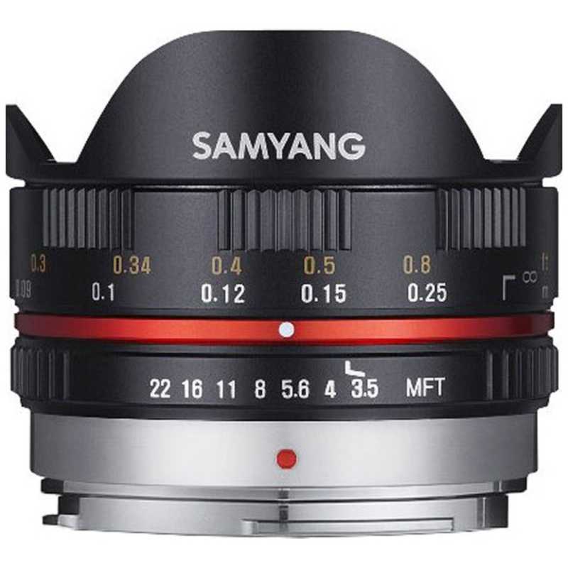 SAMYANG カメラレンズ ［マイクロフォーサーズ /単焦点レンズ］ ブラック 7.5mm 1:3.5 UMC Fish-eye MFT