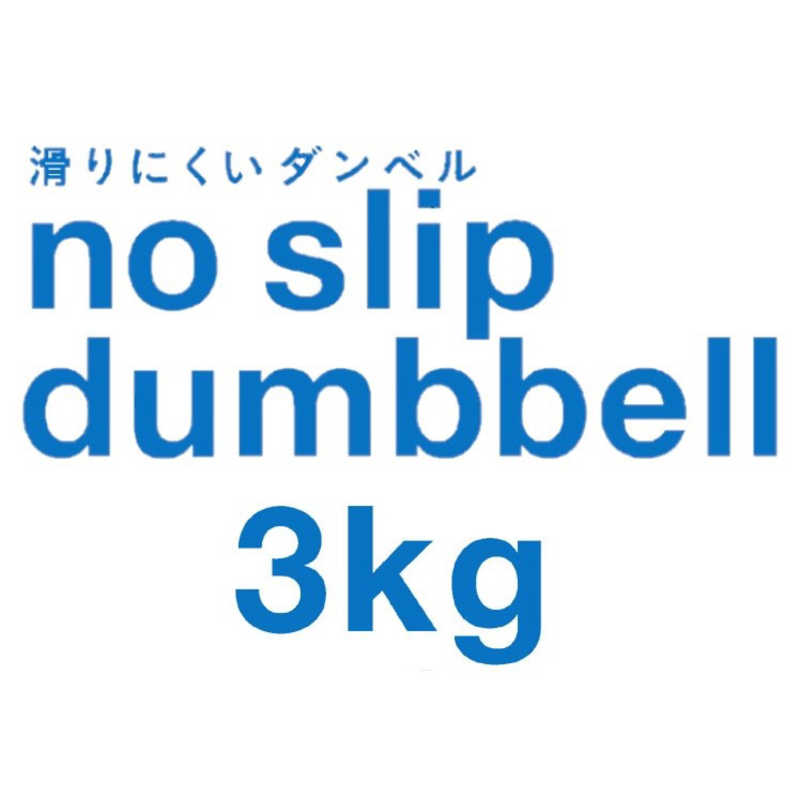 LAVIE　健康グッズ ノースリップダンベル（3.0kg ブルー）