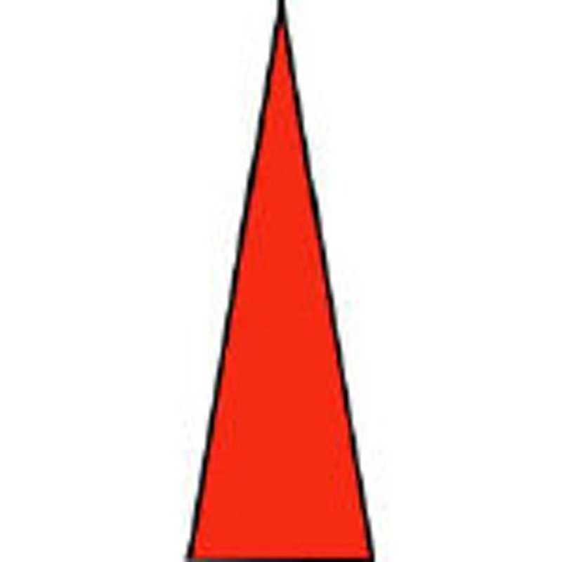 ユニット　ゲージマーカー　赤　PPステッカー　1シート100枚入　44681