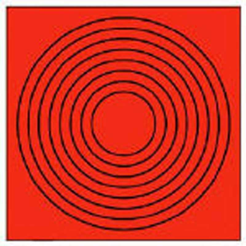 ユニット　ゲージマーカー円形赤　PPステッカー　10枚組　44685