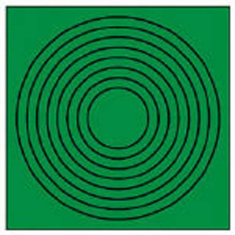 ユニット　ゲージマーカー円形緑　PPステッカー　10枚組　44686