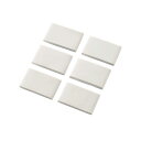 エレコム ELECOM TV用耐震ゲル/~40V用/40×25mm/6個入 AVD-TVTGC40