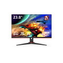 AOC ゲーミングモニター ブラック & レッド 24G2E5/11
