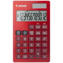 キヤノン CANON ビジネス電卓 「ビジネス向け手帳シリーズ」(12桁) KS-12T-RD