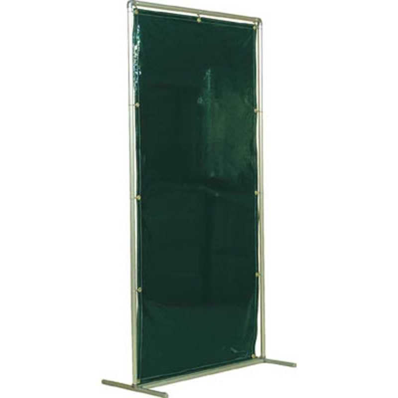 吉野　遮光フェンスアルミパイプ　1×2　単体固定　ダークグリーン　YS12SFDG