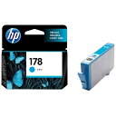 HP HP178 インクカートリッジ CB318HJ(HP178シアン) (シアン)