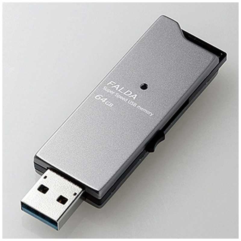 GR@ELECOM@USB[ 64GB USB3.0 XCh @MF-DAU3064GBKubN