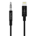BELKIN Lightning to 3.5mm オーディオケーブル (90cm/ブラック) AV10172bt03-BLK(2)
