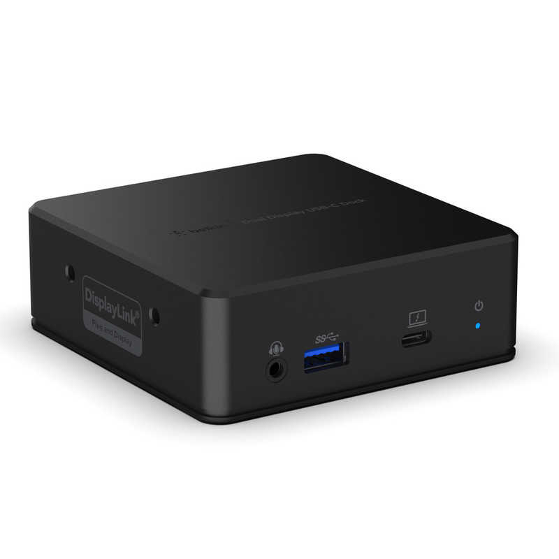 BELKIN　USB−Cデュアルディスプレイドッキングステーション　［USB　Power　Delivery対応／USB3．1対応／3ポート］　INC002QCBK