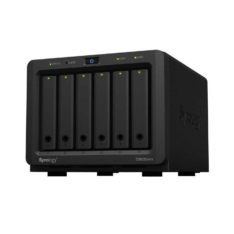 SYNOLOGY　DiskStation　デュアルコアCPU搭載　コンパクト6ベイNASキット　DS620slim