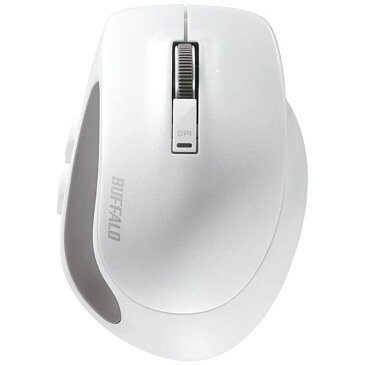 BUFFALO　Bluetooth3.0 BlueLED光学式 5ボタン Sサイズ　BSMBB500SWH (ホワイト)