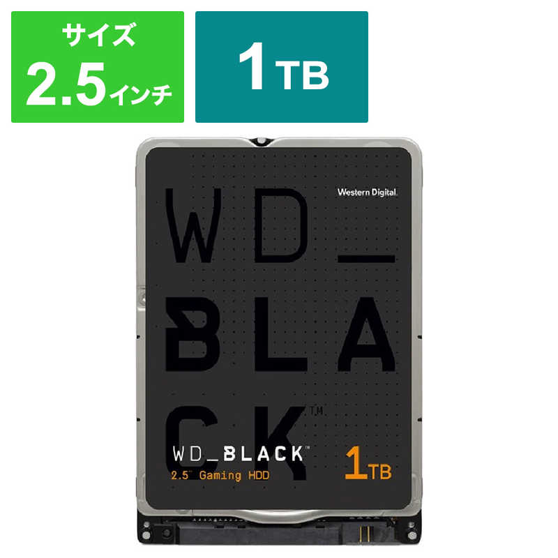 WESTERN DIGITAL　内蔵HDD SATA接続 WD Black(Performance Mobile) ｢バルク品｣　WD10SPSX