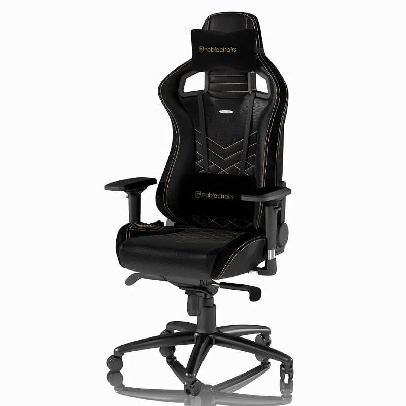 NOBLECHAIRS　ゲーミングチェア EPIC ゴールド　NBL-PU-GOL-003