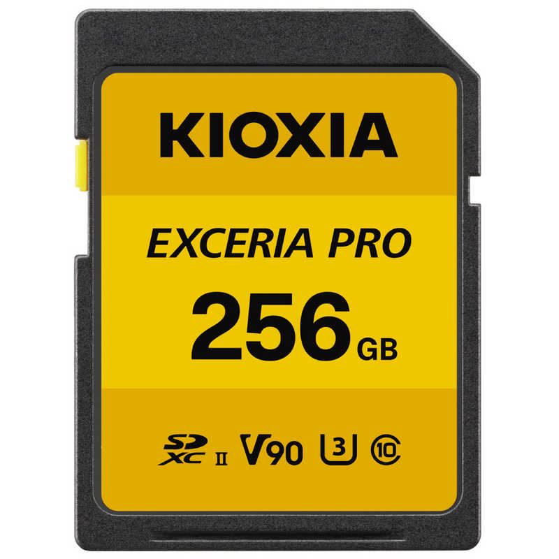 KIOXIA LINVA@SDXCJ[h EXCERIA PRO (Class10 /256GB)@KSDXU-A256G