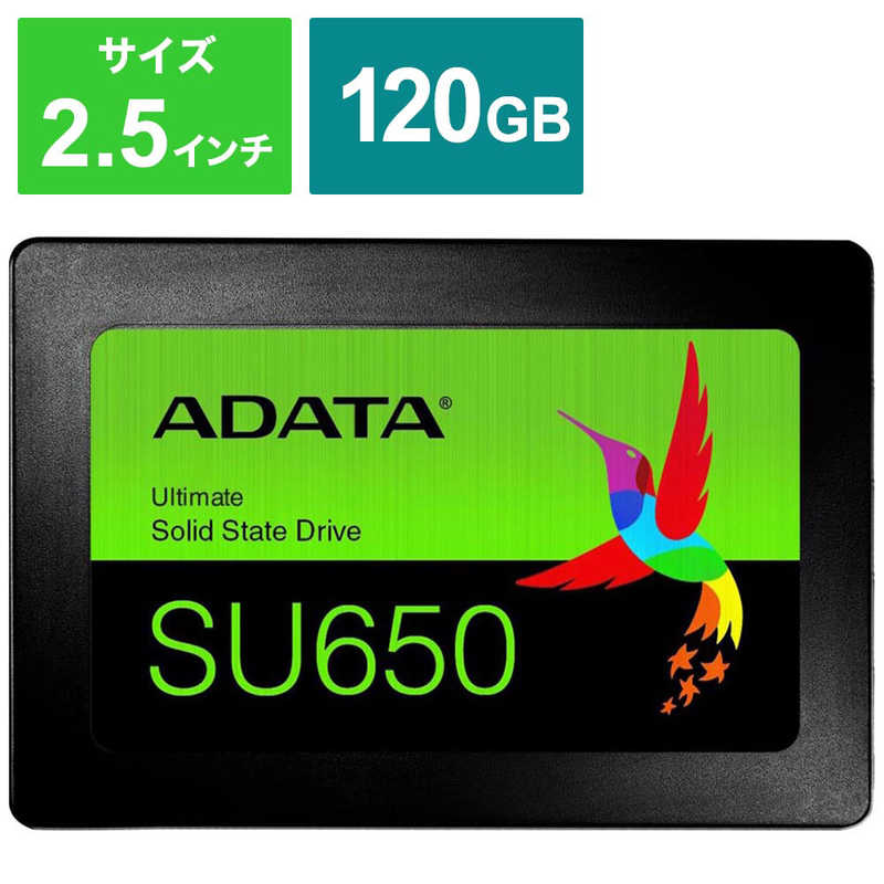 ADATA 内蔵SSD Ultimate SU650 2.5インチ /120GB ｢バルク品｣ ASU650SS-120GT-R