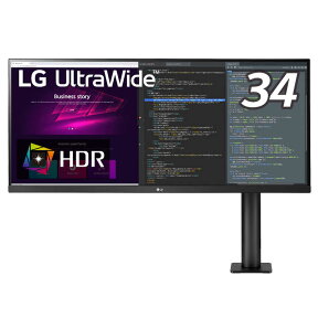 LG　PCモニター UltraWide [34型 /UWQHD(3440×1440） /ワイド]　34WN780-B