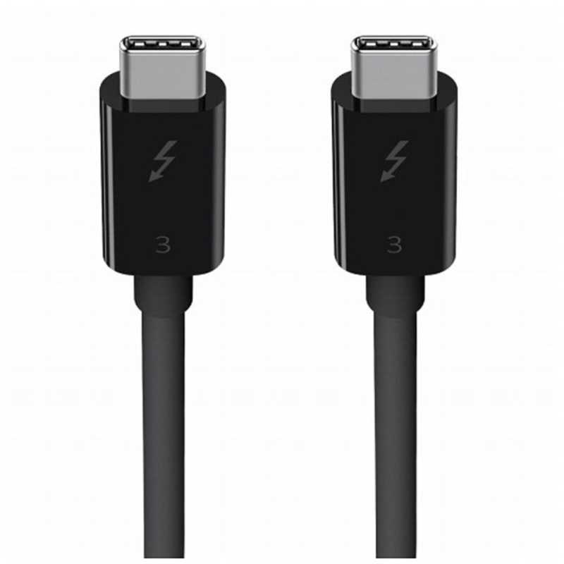 BELKIN 0.5m[Thunderbolt 3 USB-C ⇔Thunderbolt 3 USB-C ] F2CD084bt0.5MBK