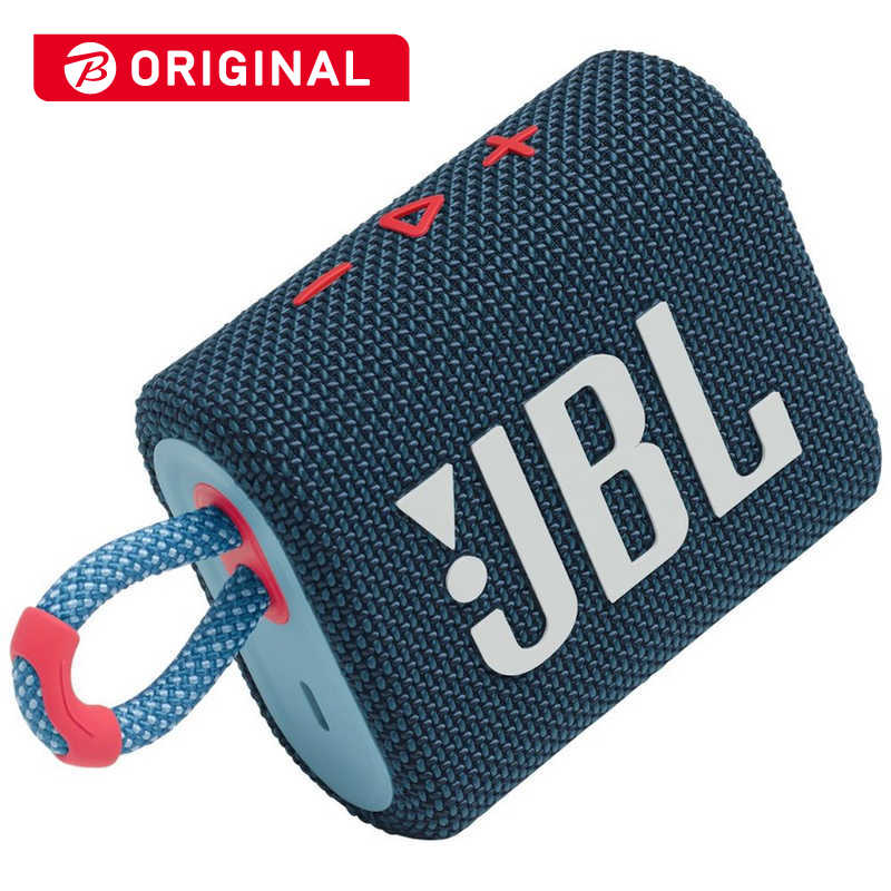 Bluetoothスピーカー JBL　Bluetoothスピーカー ブルーピンク 防水 　JBLGO3BLUP