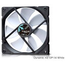 FRACTALDESIGN ケースファン 140mm/1000RPM Fractal Design Dynamic X2 GP-14 White FD-FAN-DYN-X2-GP14-WT