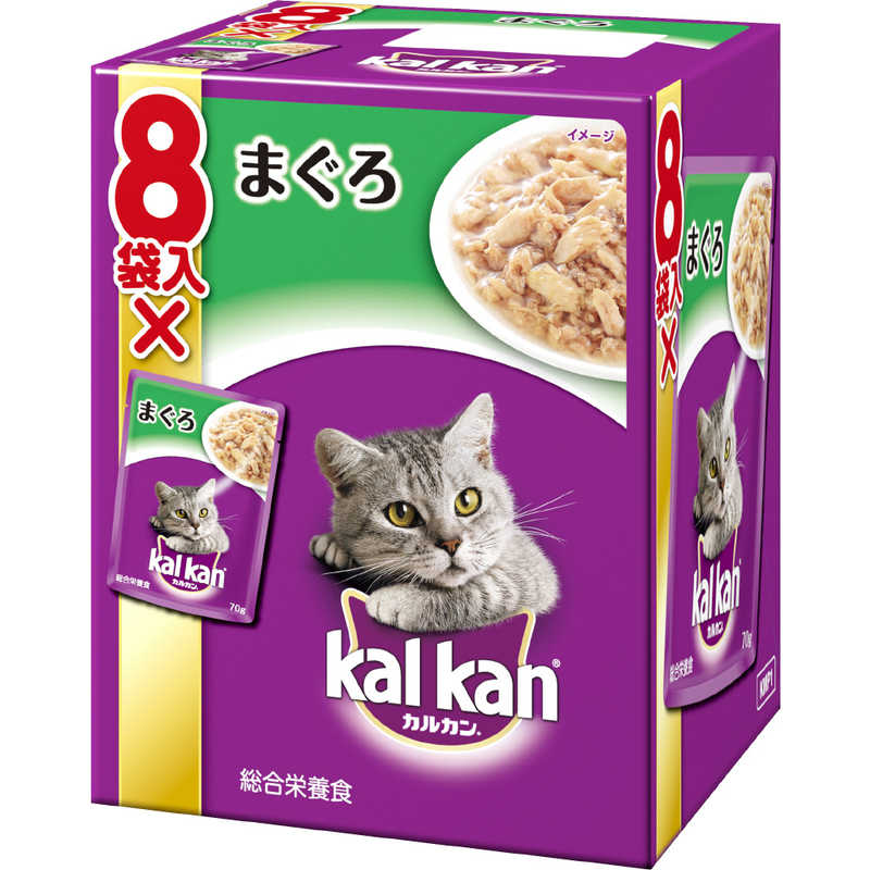 マースジャパンリミテッド　カルカン(kalkan) パウチ まぐろ (70g×8袋)