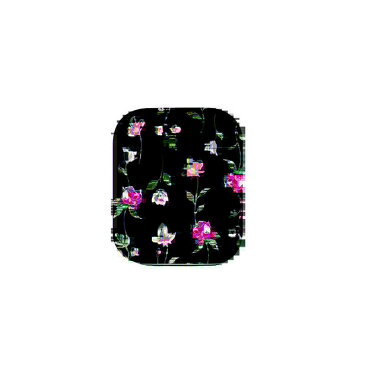 サムライワークス COLLABORN AirPodsケース Retro flowers-Navy COLLABORN BLAP2073