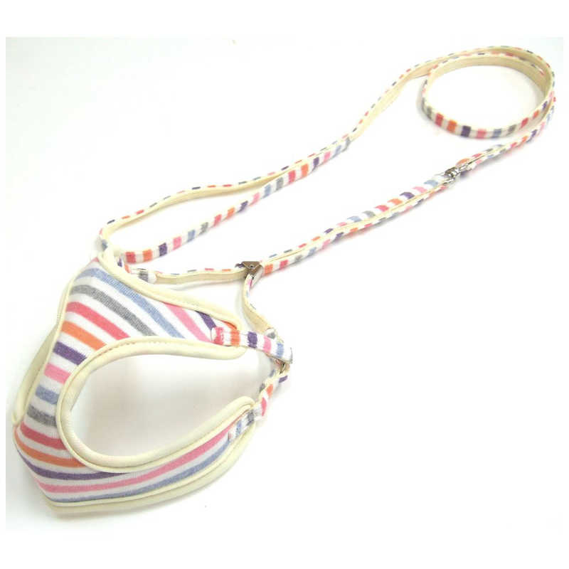 岡野製作所　ストライプソフトハーネスリードSSマルチホワイト