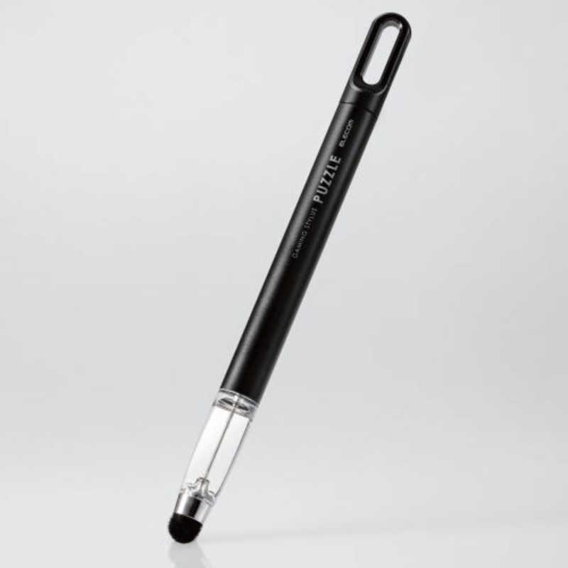 エレコム　ELECOM　タッチペン スマホ・タブレット用 超感度タイプ パズルゲーム専用 ブラック　P-TPGC..