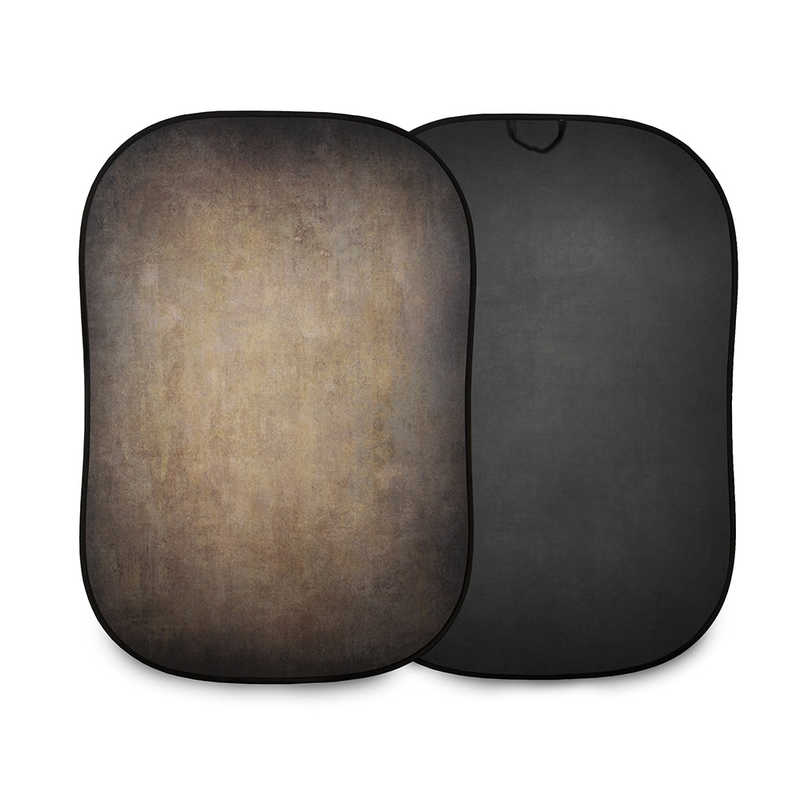 マンフロット　折たたみ式柄背景 1.5x2.1m クルミ/ピューター　LLLB5721