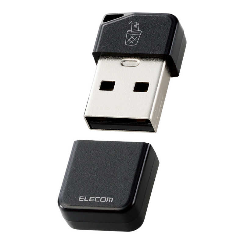 エレコム　ELECOM　MF-USB3064GBK USBメモリ ブラック [64GB /USB TypeA /USB3.2 /キャップ式]　MF-USB3064GBK