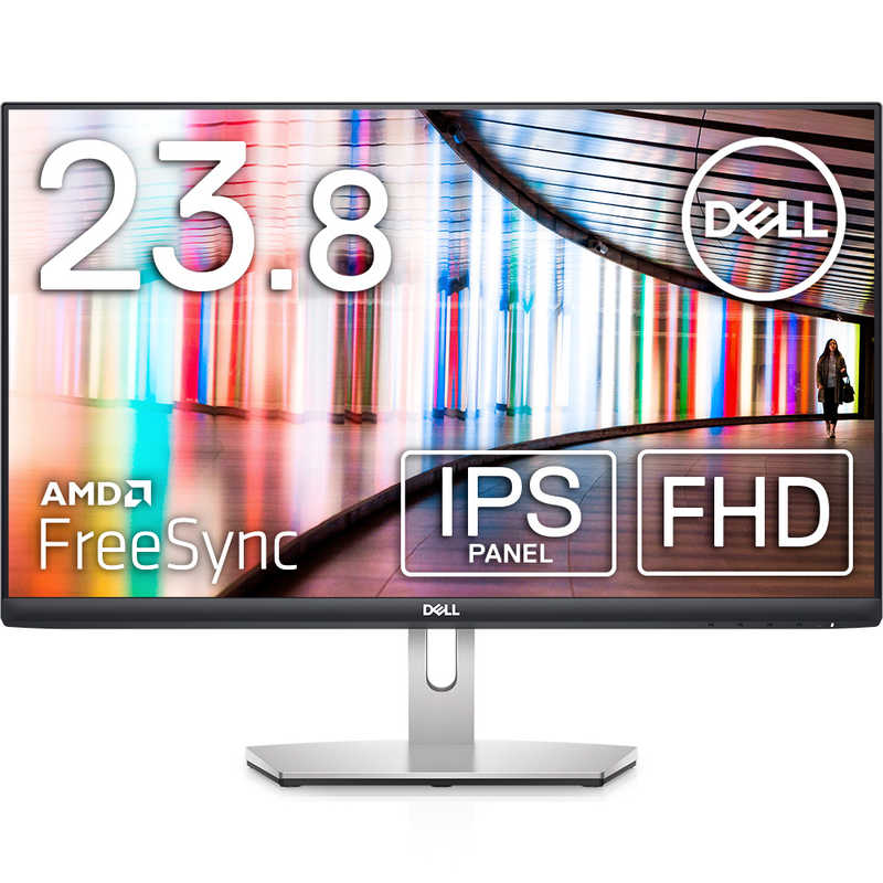 DELL デル PCモニター Sシリーズ プラチナシルバー [23.8型 /フルHD 1920 1080 /ワイド] S2421HN-R